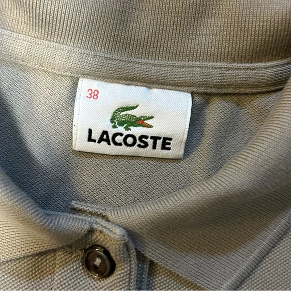 NWOT LACOSTE SLIM FIT LADIES POLO SHIRT 38 - Picture 3 of 4